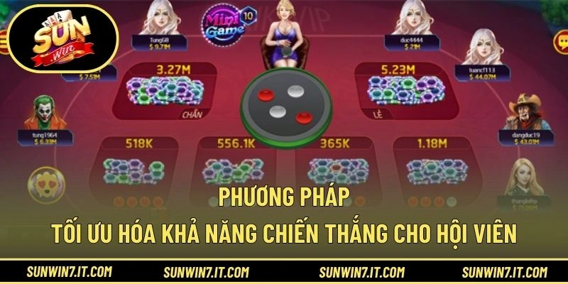 Phương pháp tối ưu hóa khả năng chiến thắng cho hội viên